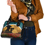 Wallabies ANZAC Day Shoulder Handbag Last Post Poppy Lest We Forget