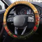 Wallabies ANZAC Day Steering Wheel Cover Last Post Poppy Lest We Forget