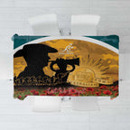 Wallabies ANZAC Day Tablecloth Last Post Poppy Lest We Forget