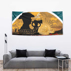 Wallabies ANZAC Day Tapestry Last Post Poppy Lest We Forget