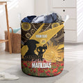 Personalised Australia Matildas ANZAC Day Laundry Basket Last Post Poppy Lest We Forget