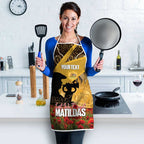 Personalised Australia Matildas ANZAC Day Apron Last Post Poppy Lest We Forget