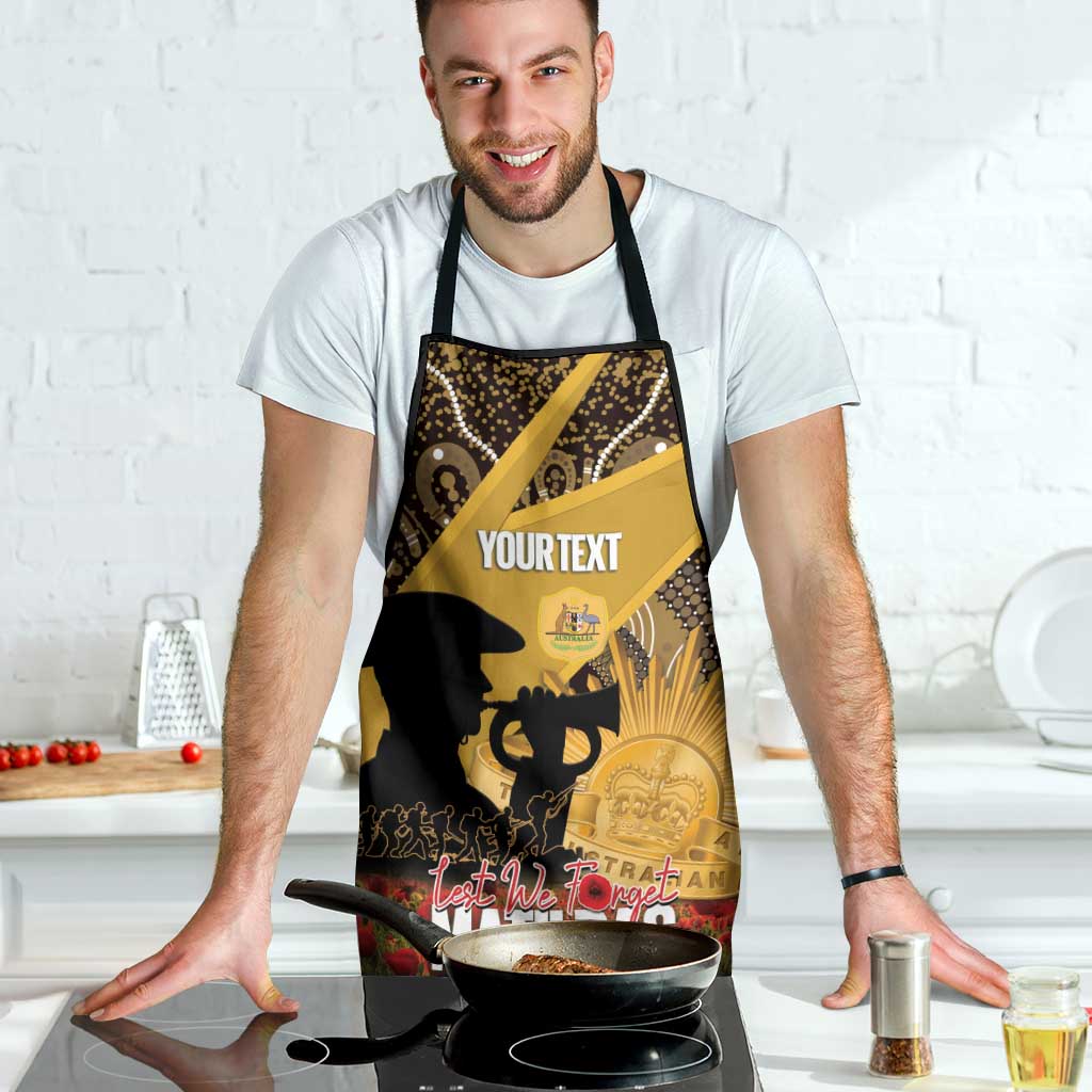 Personalised Australia Matildas ANZAC Day Apron Last Post Poppy Lest We Forget