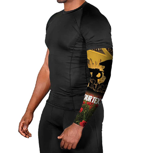 Personalised Australia Matildas ANZAC Day Arm Sleeves Last Post Poppy Lest We Forget