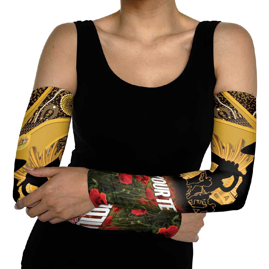 Personalised Australia Matildas ANZAC Day Arm Sleeves Last Post Poppy Lest We Forget