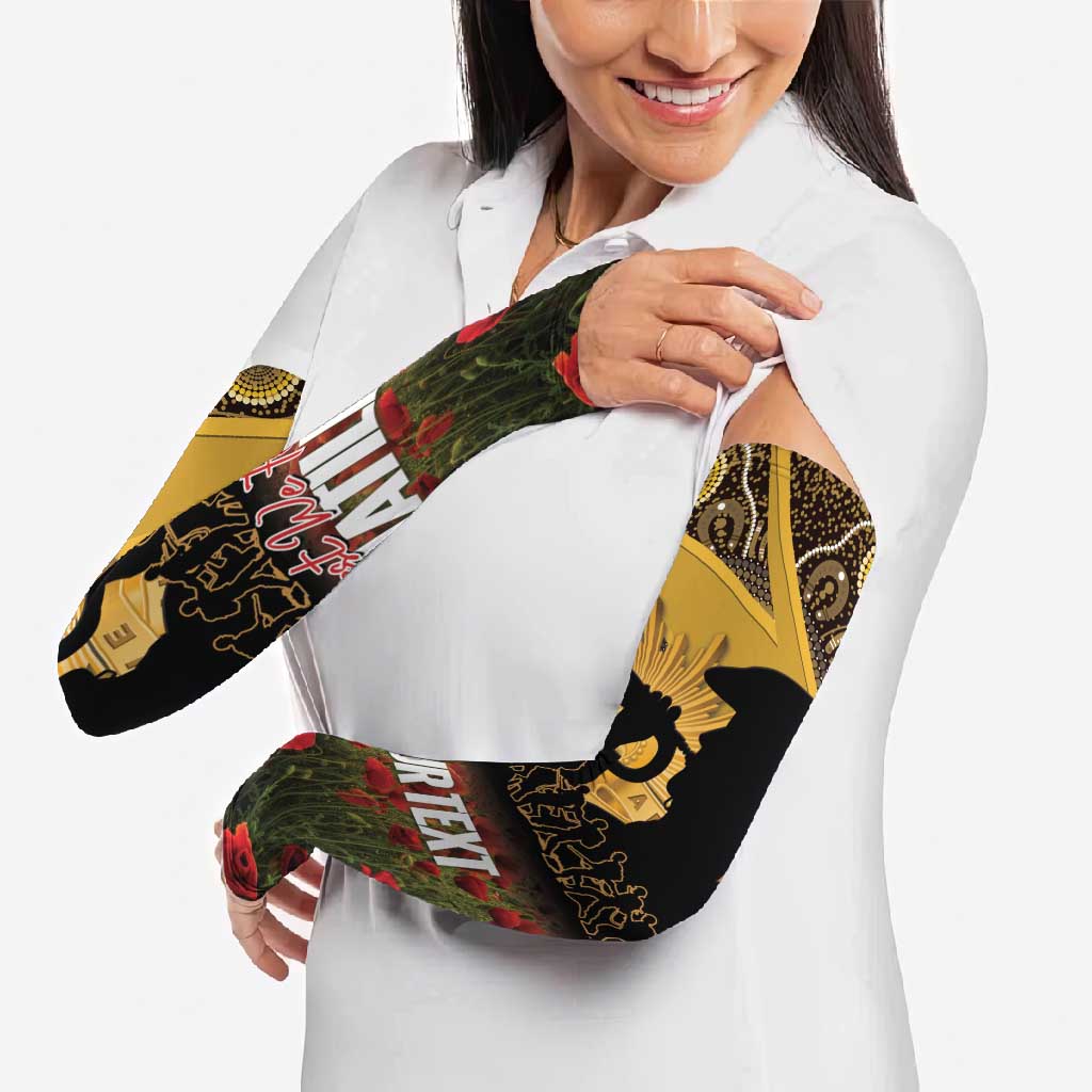 Personalised Australia Matildas ANZAC Day Arm Sleeves Last Post Poppy Lest We Forget