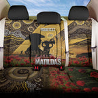 Personalised Australia Matildas ANZAC Day Back Car Seat Cover Last Post Poppy Lest We Forget