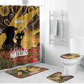 Personalised Australia Matildas ANZAC Day Bathroom Set Last Post Poppy Lest We Forget