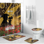 Personalised Australia Matildas ANZAC Day Bathroom Set Last Post Poppy Lest We Forget