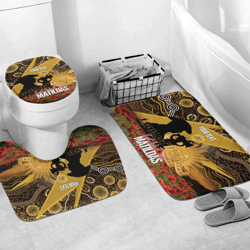 Personalised Australia Matildas ANZAC Day Bathroom Set Last Post Poppy Lest We Forget