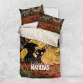 Personalised Australia Matildas ANZAC Day Bedding Set Last Post Poppy Lest We Forget