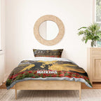 Personalised Australia Matildas ANZAC Day Bedding Set Last Post Poppy Lest We Forget