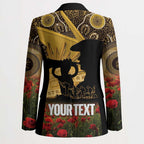 Personalised Australia Matildas ANZAC Day Blazer Last Post Poppy Lest We Forget