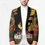 Personalised Australia Matildas ANZAC Day Blazer Last Post Poppy Lest We Forget