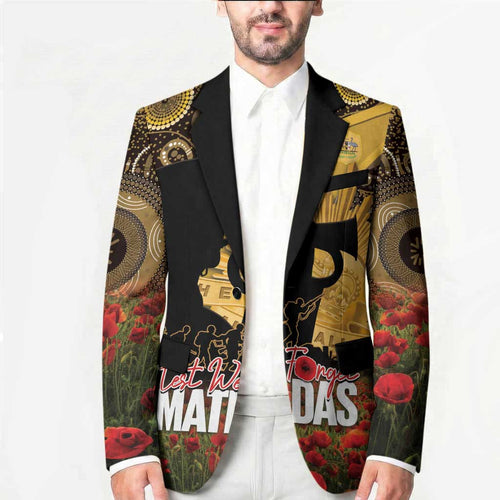 Personalised Australia Matildas ANZAC Day Blazer Last Post Poppy Lest We Forget