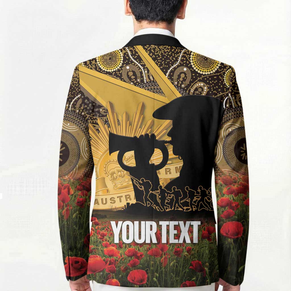 Personalised Australia Matildas ANZAC Day Blazer Last Post Poppy Lest We Forget