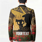 Personalised Australia Matildas ANZAC Day Blazer Last Post Poppy Lest We Forget