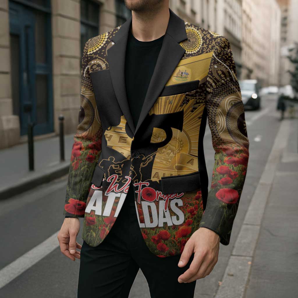 Personalised Australia Matildas ANZAC Day Blazer Last Post Poppy Lest We Forget