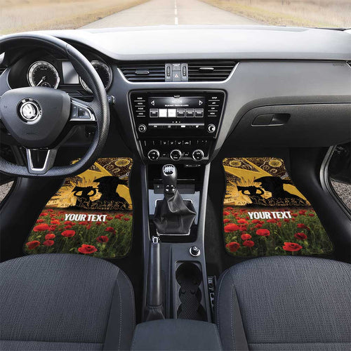 Personalised Australia Matildas ANZAC Day Car Mats Last Post Poppy Lest We Forget