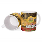 Personalised Australia Matildas ANZAC Day Ceramic Mug Last Post Poppy Lest We Forget