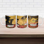 Personalised Australia Matildas ANZAC Day Ceramic Mug Last Post Poppy Lest We Forget