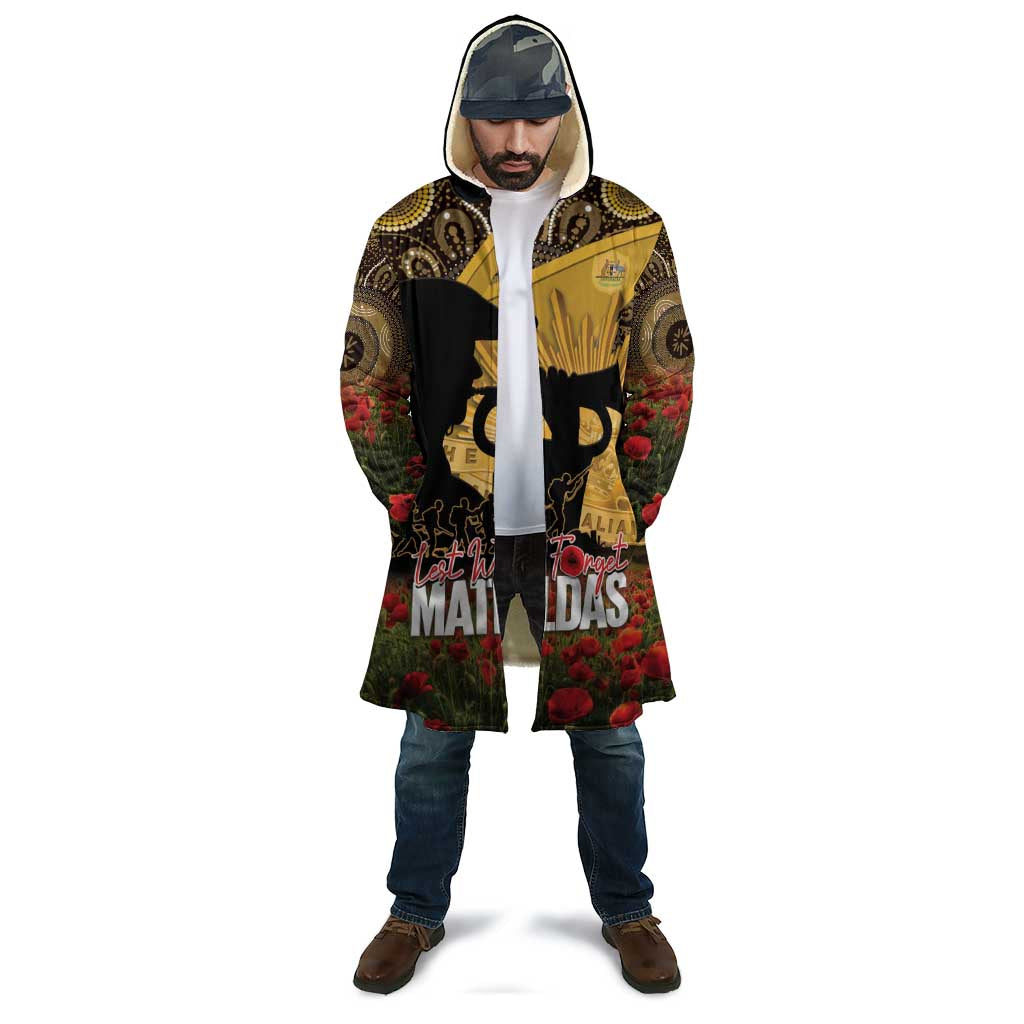 Personalised Australia Matildas ANZAC Day Cloak Last Post Poppy Lest We Forget