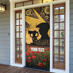 Personalised Australia Matildas ANZAC Day Door Cover Last Post Poppy Lest We Forget