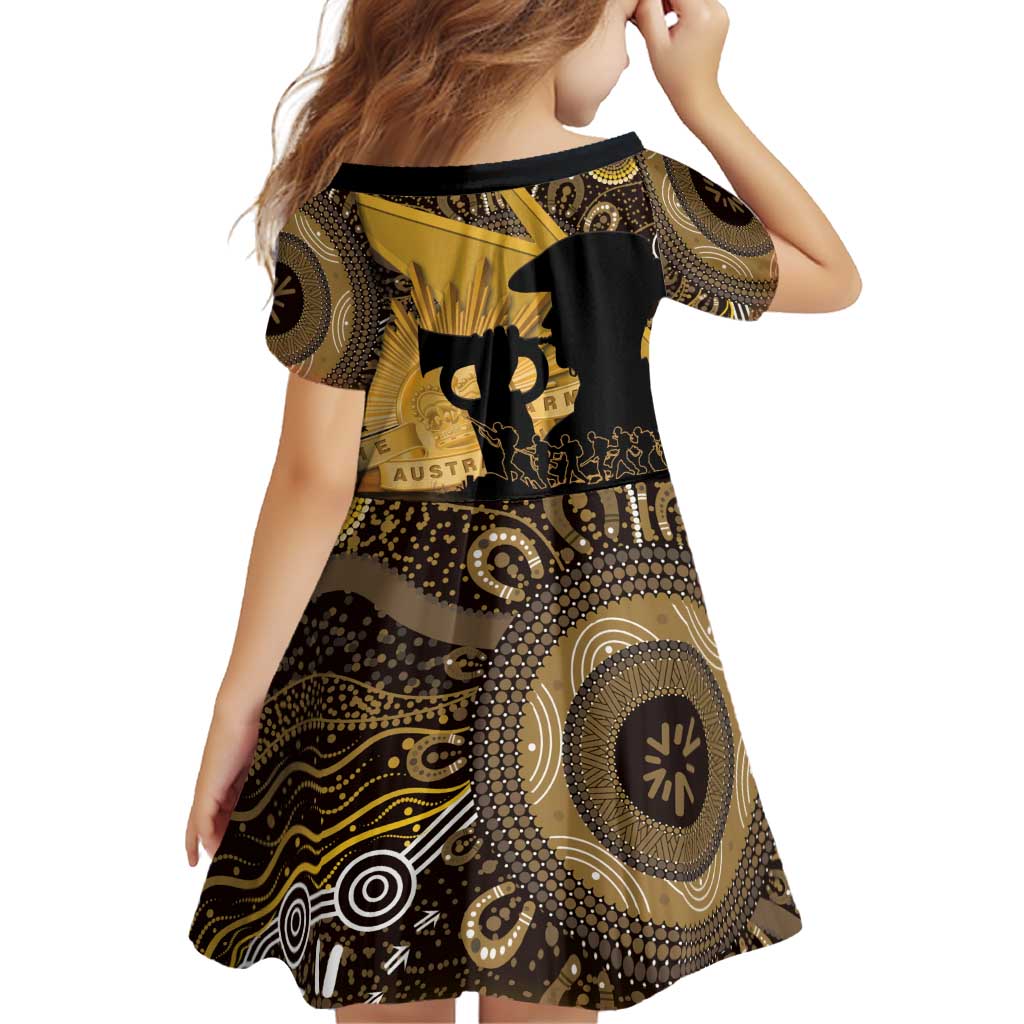 Personalised Australia Matildas ANZAC Day Family Matching Off Shoulder Short Dress and Hawaiian Shirt Last Post Poppy Lest We Forget