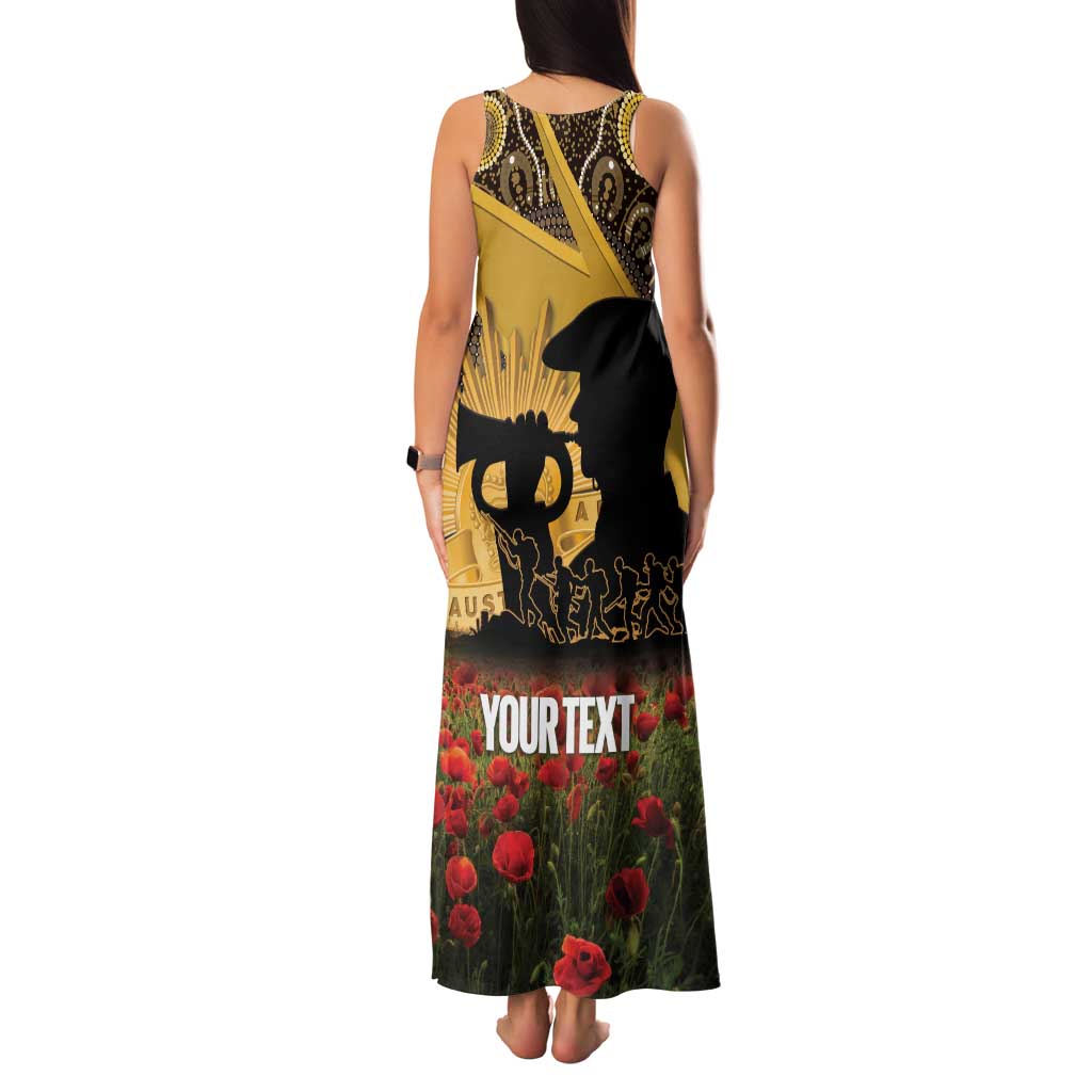 Personalised Australia Matildas ANZAC Day Family Matching Tank Maxi Dress and Hawaiian Shirt Last Post Poppy Lest We Forget