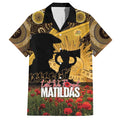 Personalised Australia Matildas ANZAC Day Hawaiian Shirt Last Post Poppy Lest We Forget