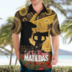 Personalised Australia Matildas ANZAC Day Hawaiian Shirt Last Post Poppy Lest We Forget