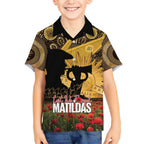 Personalised Australia Matildas ANZAC Day Hawaiian Shirt Last Post Poppy Lest We Forget