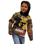 Personalised Australia Matildas ANZAC Day Kid Hoodie Last Post Poppy Lest We Forget
