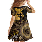 Personalised Australia Matildas ANZAC Day Kid Short Sleeve Dress Last Post Poppy Lest We Forget