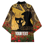 Personalised Australia Matildas ANZAC Day Kimono Last Post Poppy Lest We Forget
