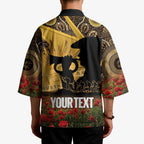 Personalised Australia Matildas ANZAC Day Kimono Last Post Poppy Lest We Forget