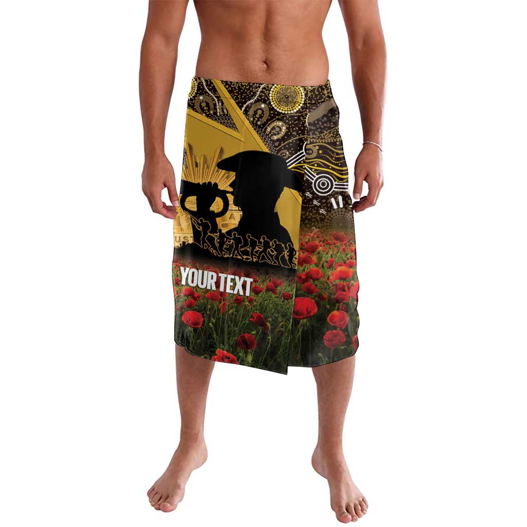 Personalised Australia Matildas ANZAC Day Lavalava Last Post Poppy Lest We Forget