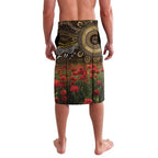 Personalised Australia Matildas ANZAC Day Lavalava Last Post Poppy Lest We Forget