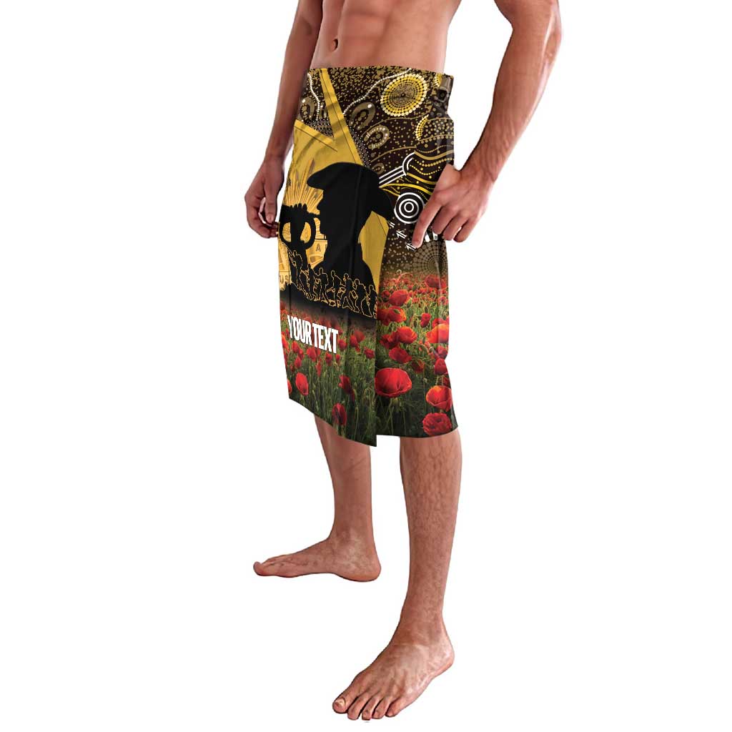 Personalised Australia Matildas ANZAC Day Lavalava Last Post Poppy Lest We Forget