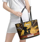 Personalised Australia Matildas ANZAC Day Leather Tote Bag Last Post Poppy Lest We Forget