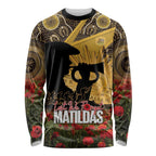 Personalised Australia Matildas ANZAC Day Long Sleeve Shirt Last Post Poppy Lest We Forget