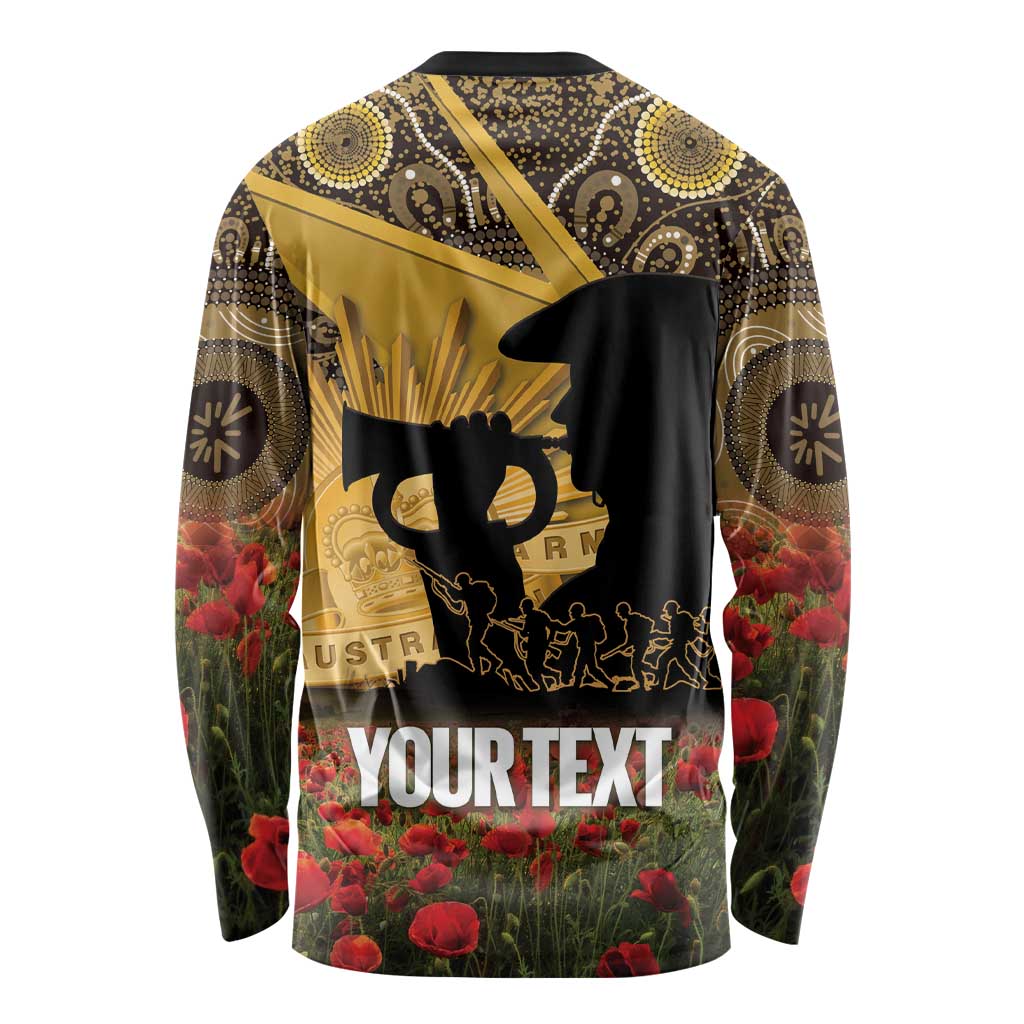 Personalised Australia Matildas ANZAC Day Long Sleeve Shirt Last Post Poppy Lest We Forget