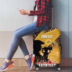 Personalised Australia Matildas ANZAC Day Luggage Cover Last Post Poppy Lest We Forget
