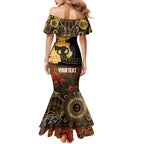Personalised Australia Matildas ANZAC Day Mermaid Dress Last Post Poppy Lest We Forget