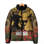 Personalised Australia Matildas ANZAC Day Padded Jacket Last Post Poppy Lest We Forget