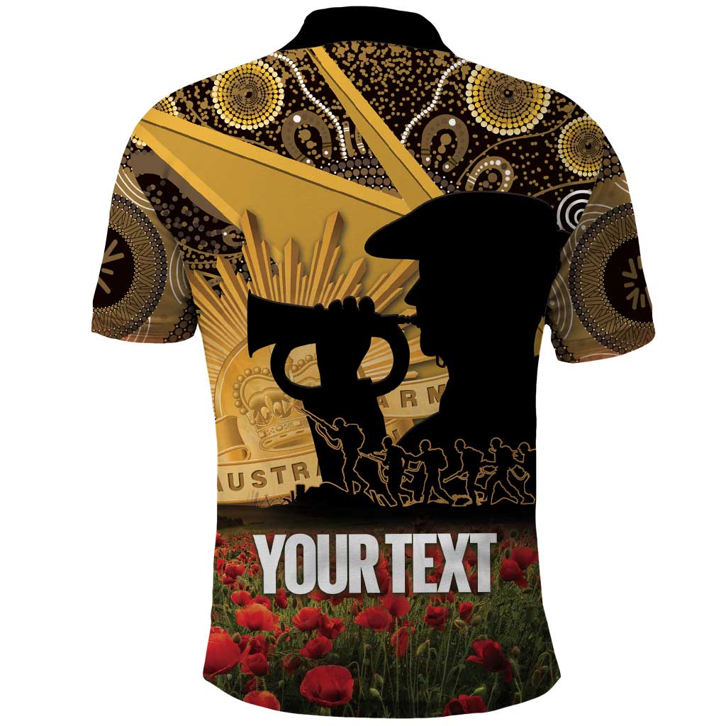 Personalised Australia Matildas ANZAC Day Polo Shirt Last Post Poppy Lest We Forget