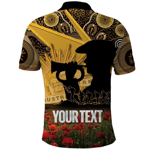 Personalised Australia Matildas ANZAC Day Polo Shirt Last Post Poppy Lest We Forget