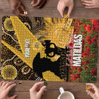 Personalised Australia Matildas ANZAC Day Puzzle Last Post Poppy Lest We Forget