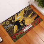 Personalised Australia Matildas ANZAC Day Rubber Doormat Last Post Poppy Lest We Forget