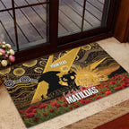 Personalised Australia Matildas ANZAC Day Rubber Doormat Last Post Poppy Lest We Forget
